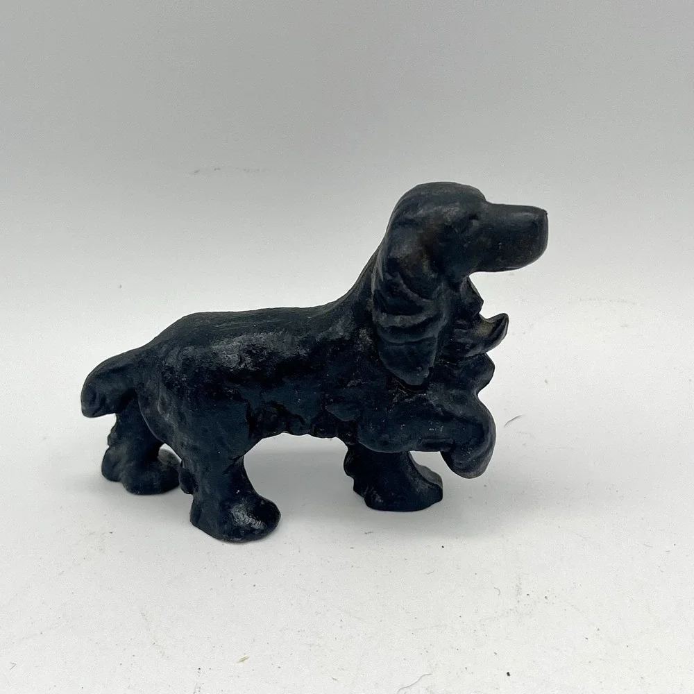 Antique‎ Cast Iron Rustic Standing Cocker Spaniel Dog Figurine Bottle Opener